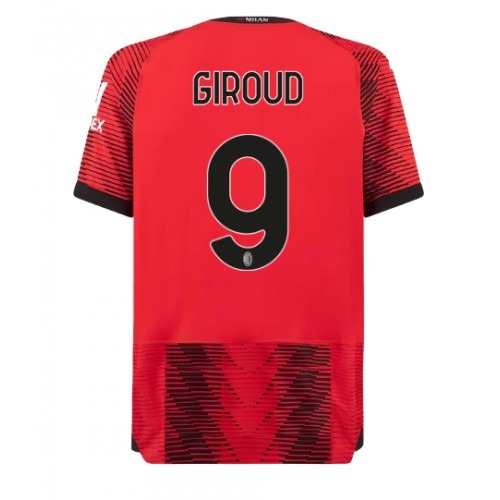 AC Milan Olivier Giroud #9 Hjemmedrakt 2023-24 Kortermet AC Milan Olivier Giroud #9 Hjemmedrakt 2023-24 Kortermet